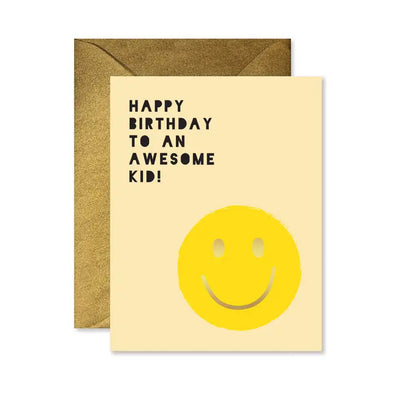 AWESOME KID BIRTHDAY GREETING CARD