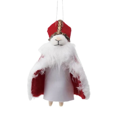 Handmade Religious Mouse Ornament