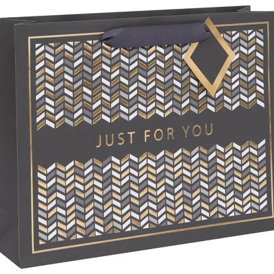 LARGE GEO CHEVRON GIFT BAG