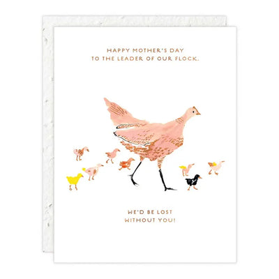 Plantable Card - Mother Hen - Mother's Day Card