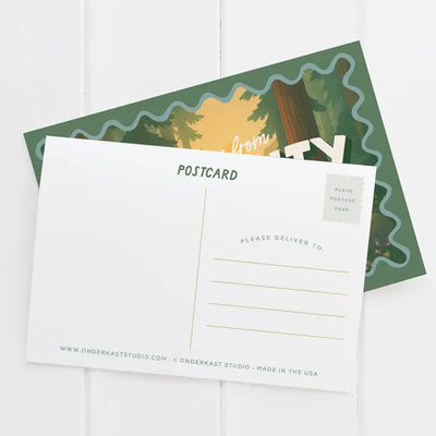 Spokane Forest Scenery Postcard