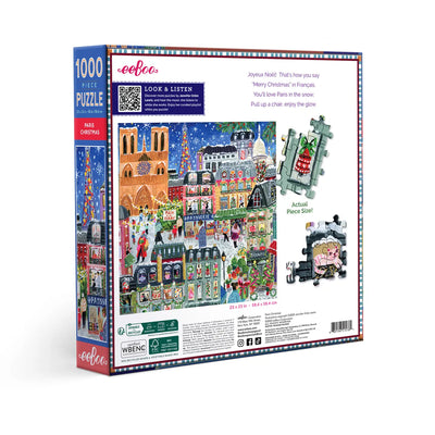 Paris Christmas 1000 Piece Puzzle