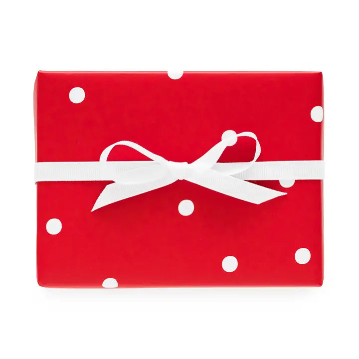 Holiday Gift Wrap Rolls, Red Scatter Dot