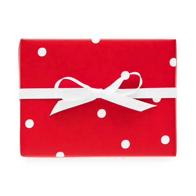 Holiday Gift Wrap Rolls, Red Scatter Dot
