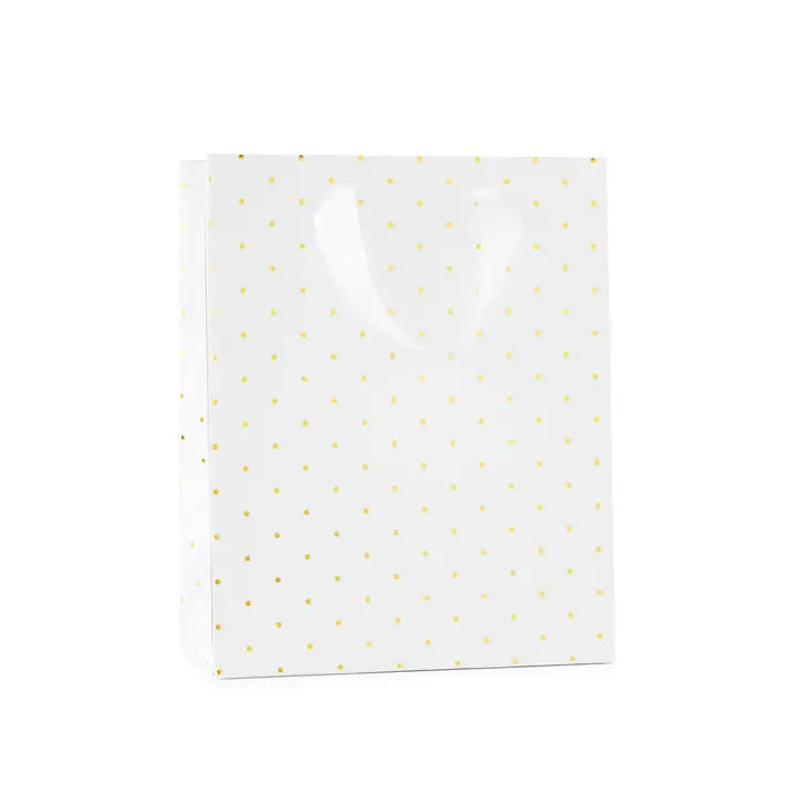 Gold Swiss Dot Gift Bag