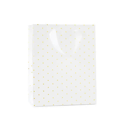 Gold Swiss Dot Gift Bag