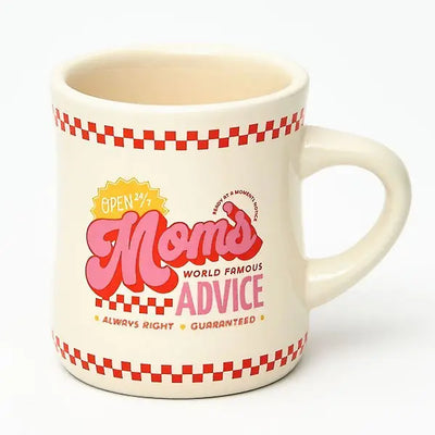 MOM'S ADVICE DINER MUG