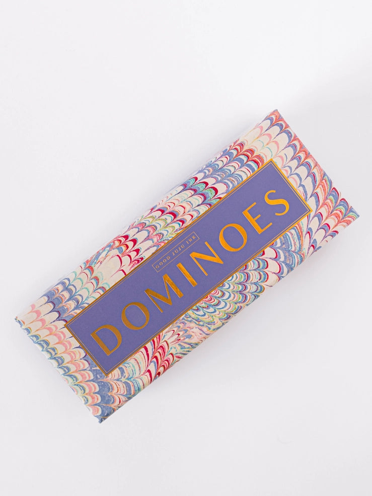 Marbled Colors Domino Set