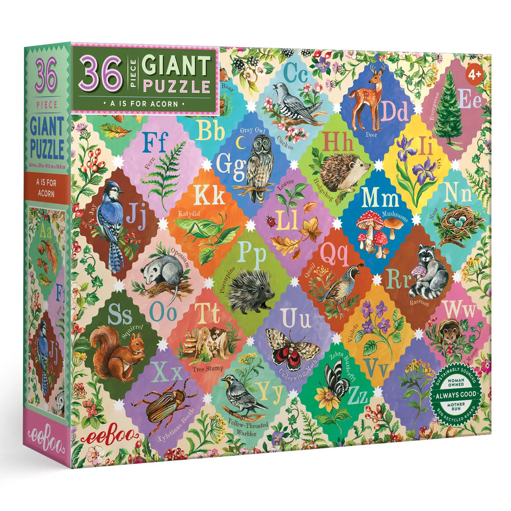 A Is For Acorn 36 Piece Giant Puzzle