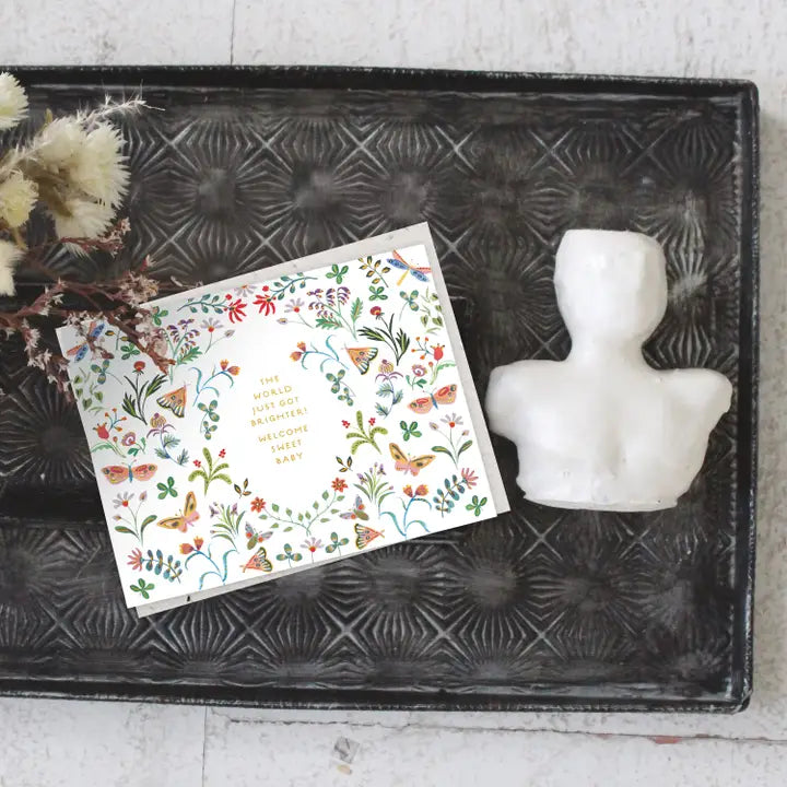 Butterfly Garden - Plantable Baby Card