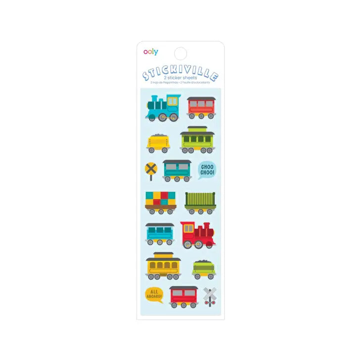 STICIKIVILLE STICKERS: ALL ABOARD! - SKINNY