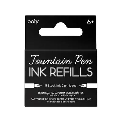 SPLENDID FOUNTAIN PEN INK REFILLS - BLACK INK