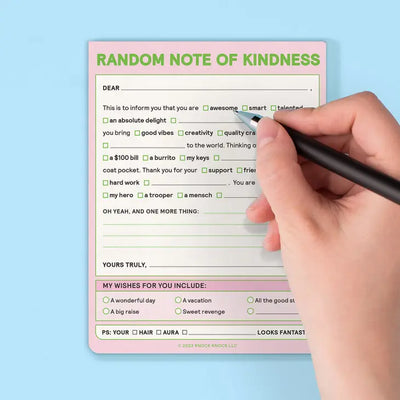 RANDOM NOTE OF KINDNESS NIFTY NOTE PAD (PASTEL)