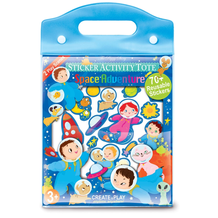 STICKER ACTIVITY TOTE - SPACE ADVENTURE