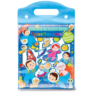 STICKER ACTIVITY TOTE - SPACE ADVENTURE