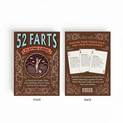 52 FARTS PLAYING CARDS