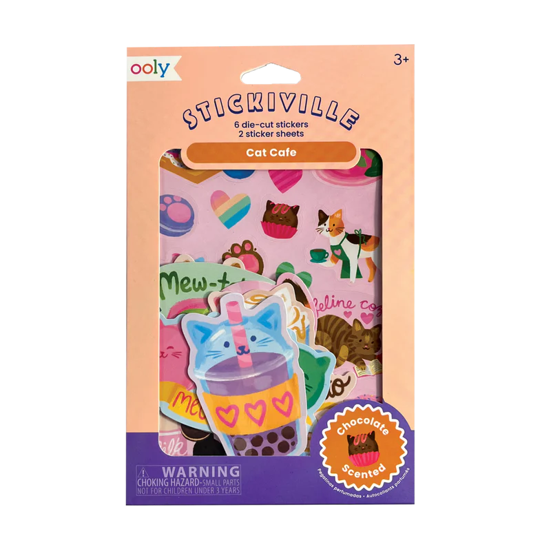 STICKERVILLE CAT CAFE SCENTED STICKERS