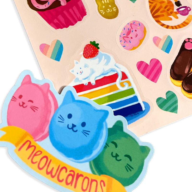 STICKERVILLE CAT CAFE SCENTED STICKERS