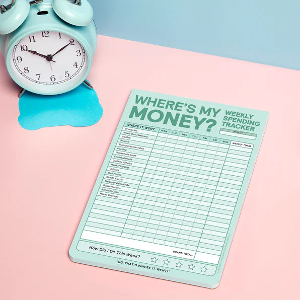 WEEKLY MONEY TRACKER PAD