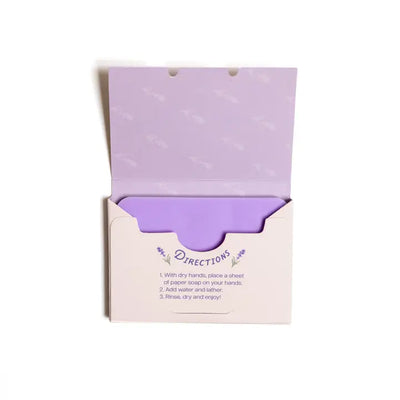Paper Soap – Lavender Scent, Travel Size