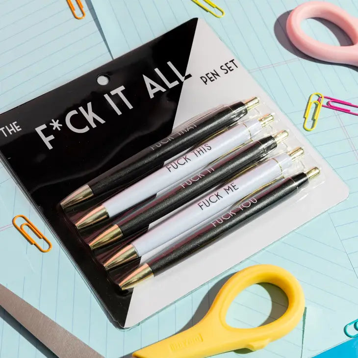 FUCK IT ALL PEN SET
