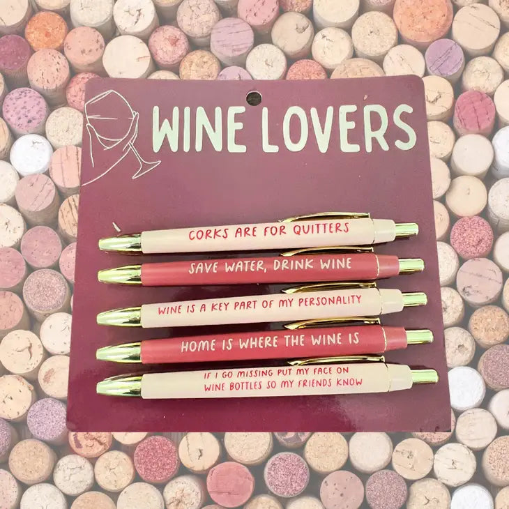 WINE LOVERS PEN SET