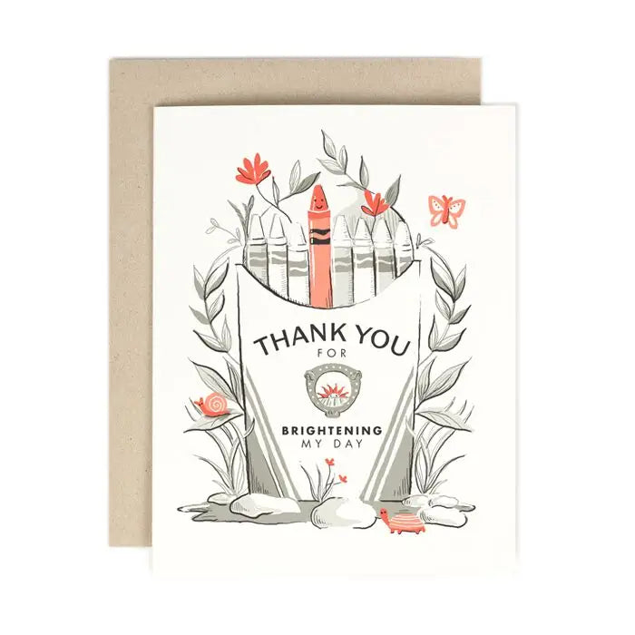 THANK YOU CRAYON BOX - CARD