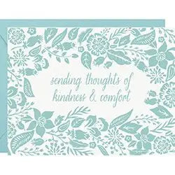 Thoughts of Comfort Sympathy Card