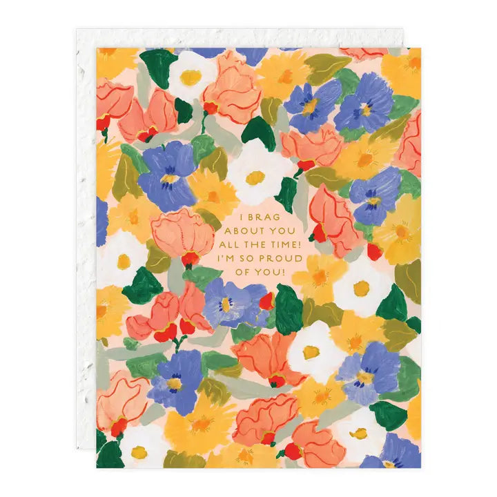 Plantable Card - Flower Power - Congratulations Card