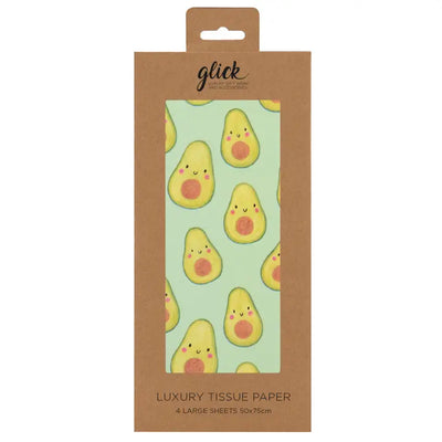 TISSUE KMCF AWESOME AVOCADO (4 SHEETS)