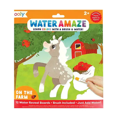 WATER AMAZE WATER REVEAL BOARDS - ON THE FARM (13 PC SET)