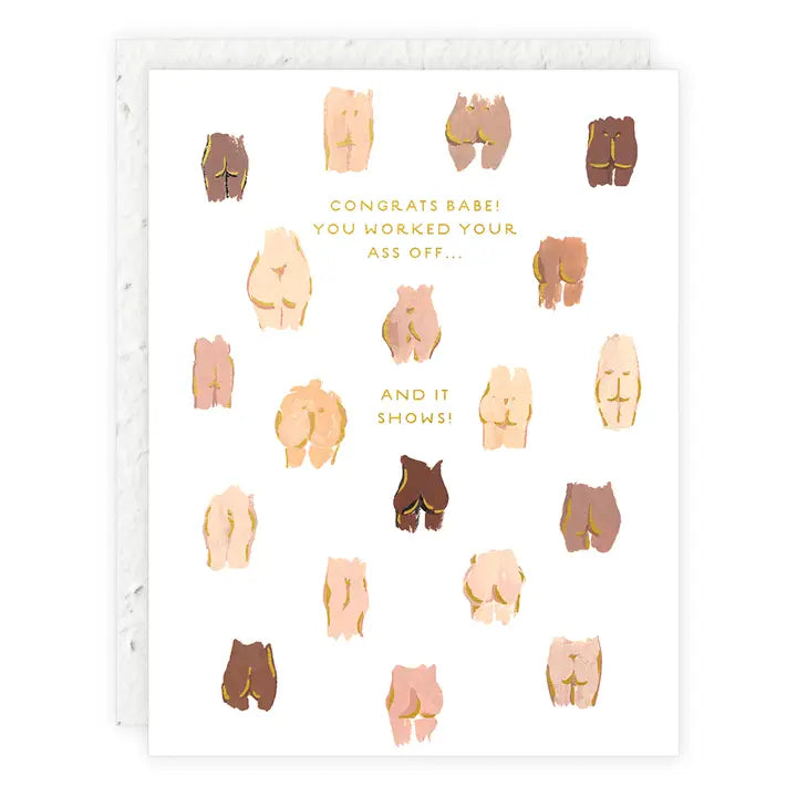 Plantable Cards - Butts - Congratulations Card