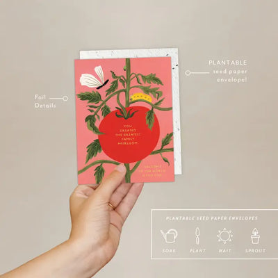 Plantable Card - Heirloom - Baby Card