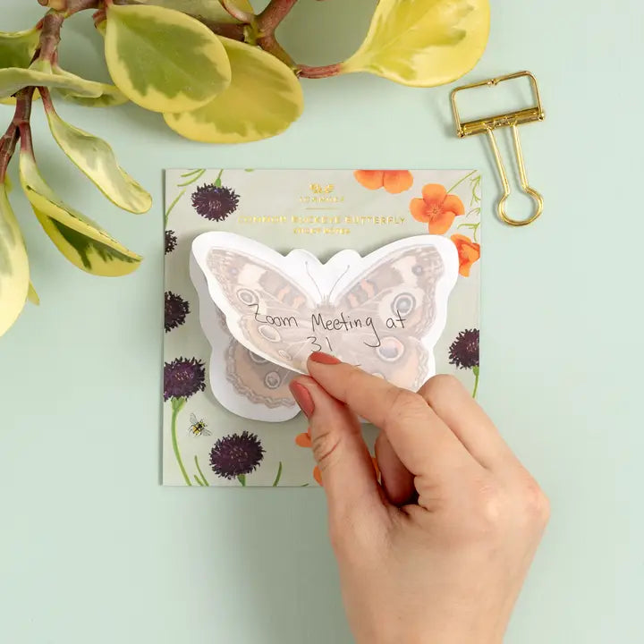 Common Buckeye Butterfly Sticky Notes