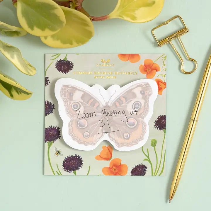 Common Buckeye Butterfly Sticky Notes