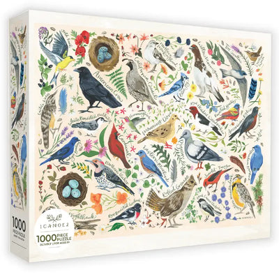 Feathered Friends - 1,000 Piece Birds Jigsaw Puzzle