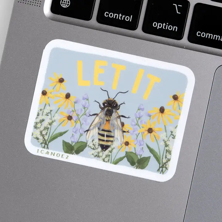 Let It Bee Decal Sticker