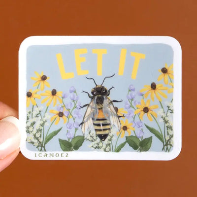 Let It Bee Decal Sticker