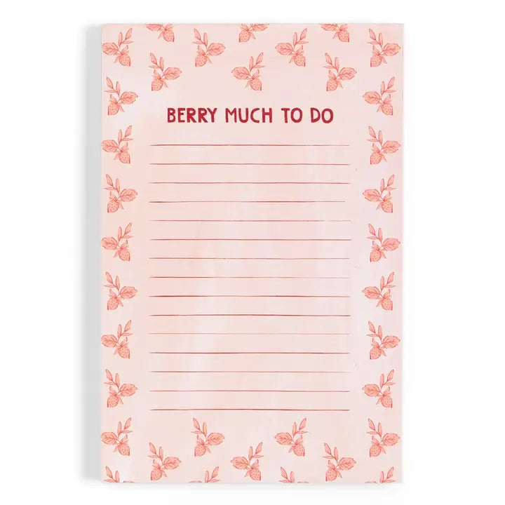 Berry Much To Do Notepad