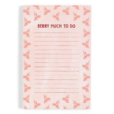 Berry Much To Do Notepad