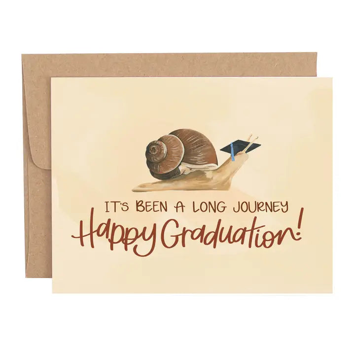Long Journey Graduation Greeting Card