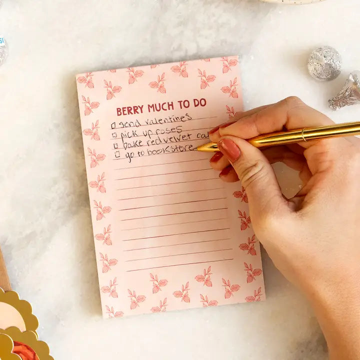 Berry Much To Do Notepad