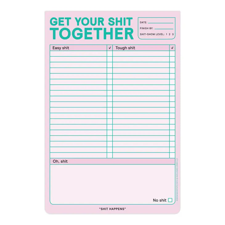 GET YOUR SHIT TOGETHER PAD (PASTEL)