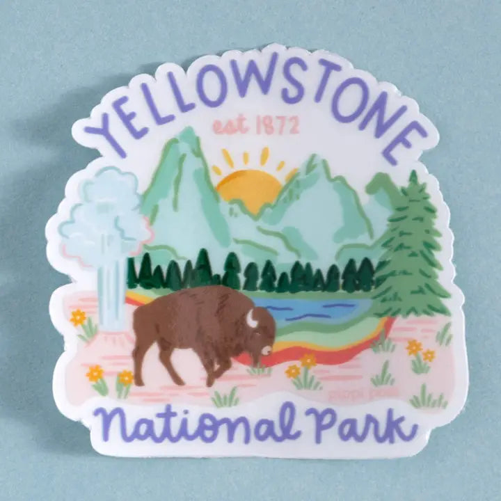 Yellowstone National Park Decal Sticker