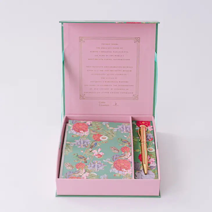 BIRD MENAGERIE ILLUMINATION LUXURY STATIONERY SET
