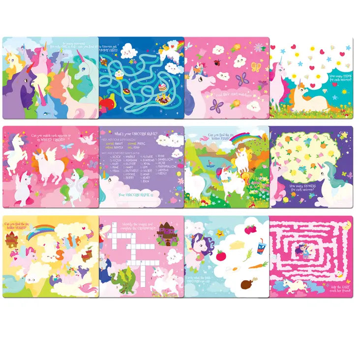 DRY ERASE ACTIVITIES TO GO - UNICORN FANTASY