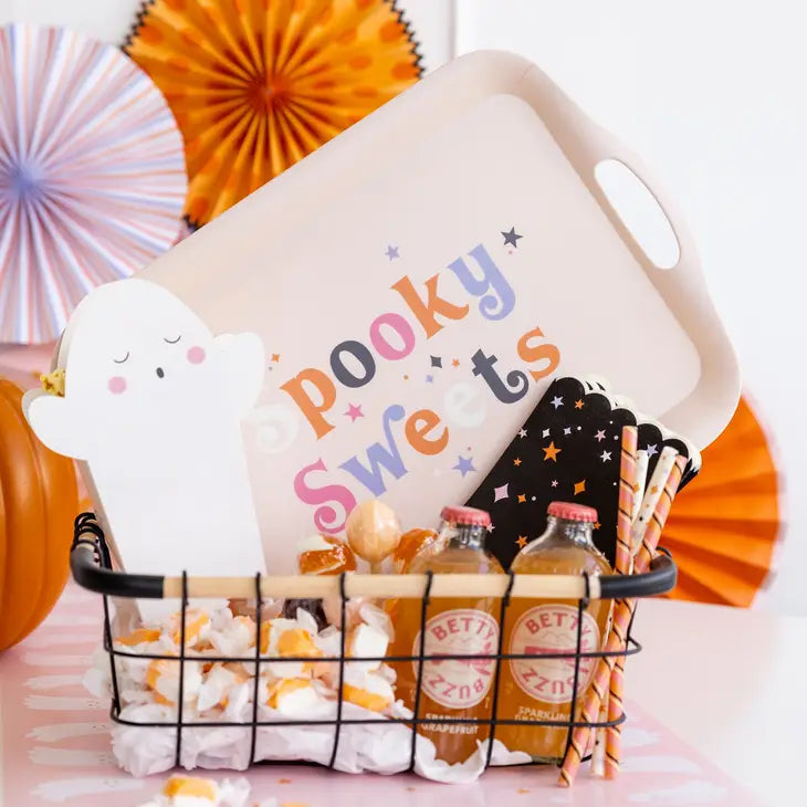 SPOOKY SWEETS REUSABLE BAMBOO TRAY - Final Sale