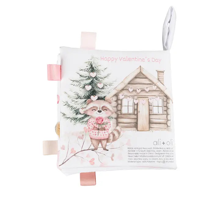Valentines – 10-Page Crinkle Cloth Book For Babies Taggies