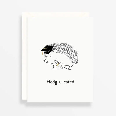 Hedg-U-Cated Graduation Card
