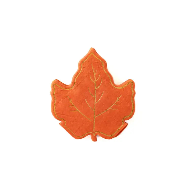 HARVEST/THANKSGIVING MAPLE LEAF COCKTAIL NAPKIN
